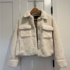Banana Republic Sherpa Jacket, Size S, NWT